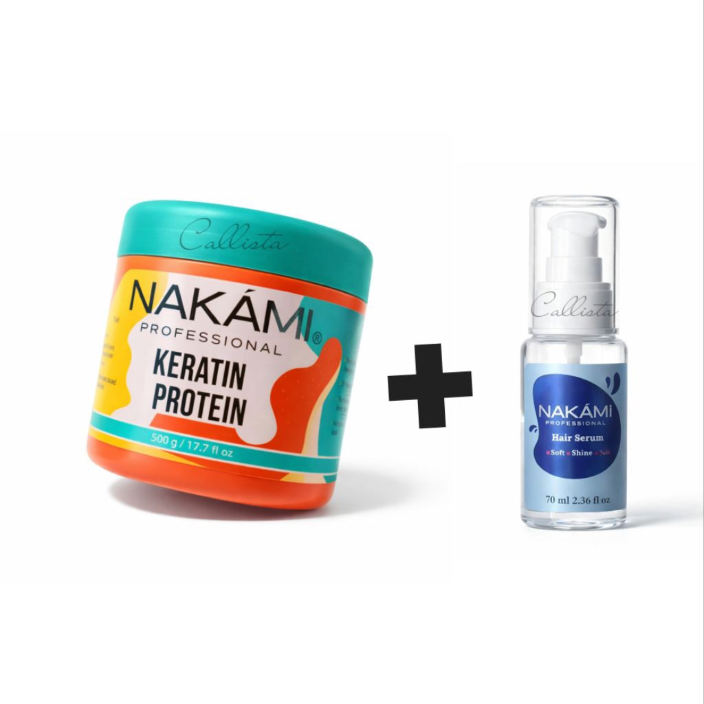 Perawatan Rambut Kecantikan Treatment Nakami Profesional Cool Spa Olive Oil Mask Hair Serum Keratin 