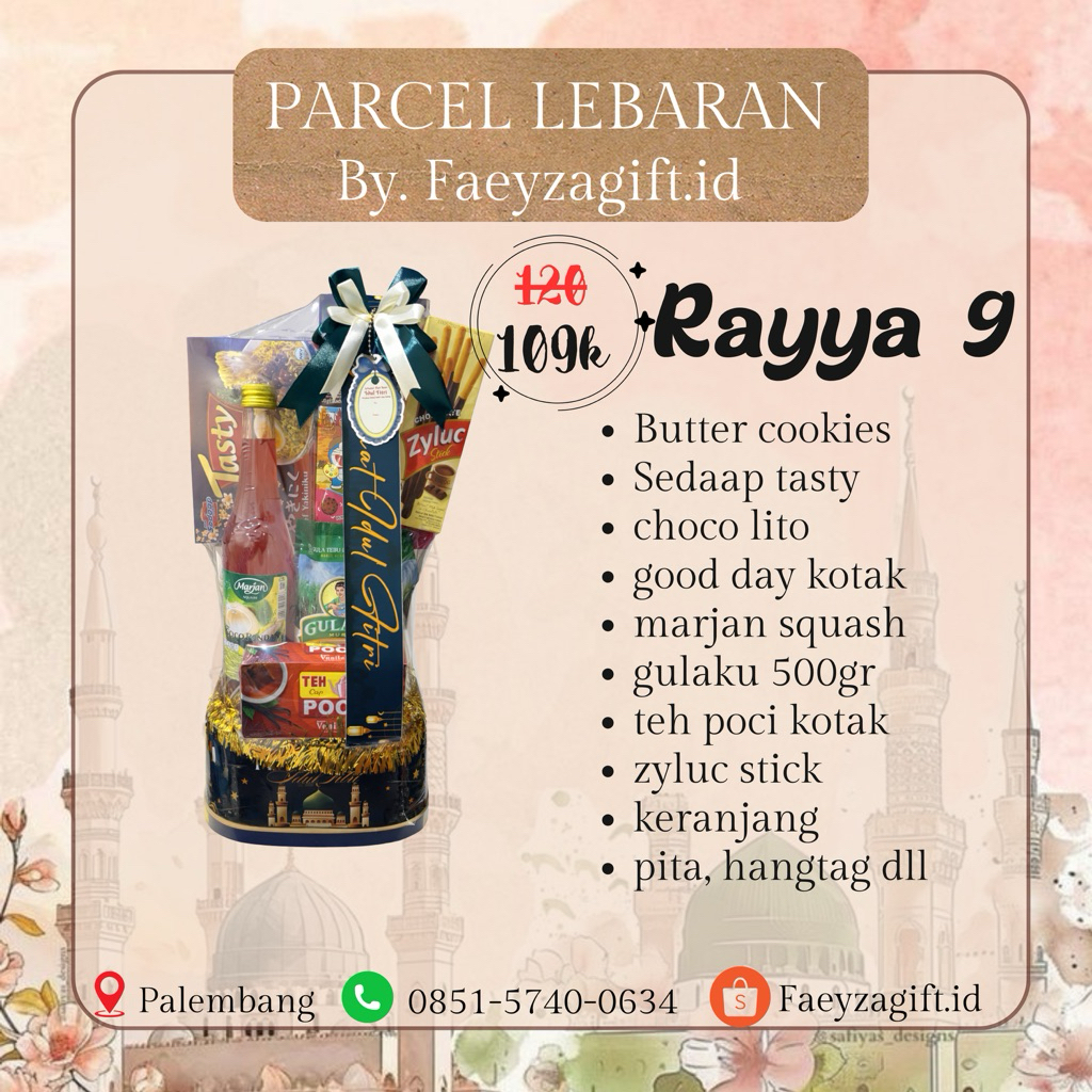 RAYYA 9 / PARCEL LEBARAN MURAH / PARCEL MURAH PALEMBANG