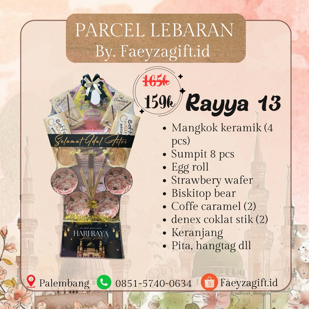RAYYA 13 / PARCEL LEBARAN MURAH / PARCEL MURAH PALEMBANG