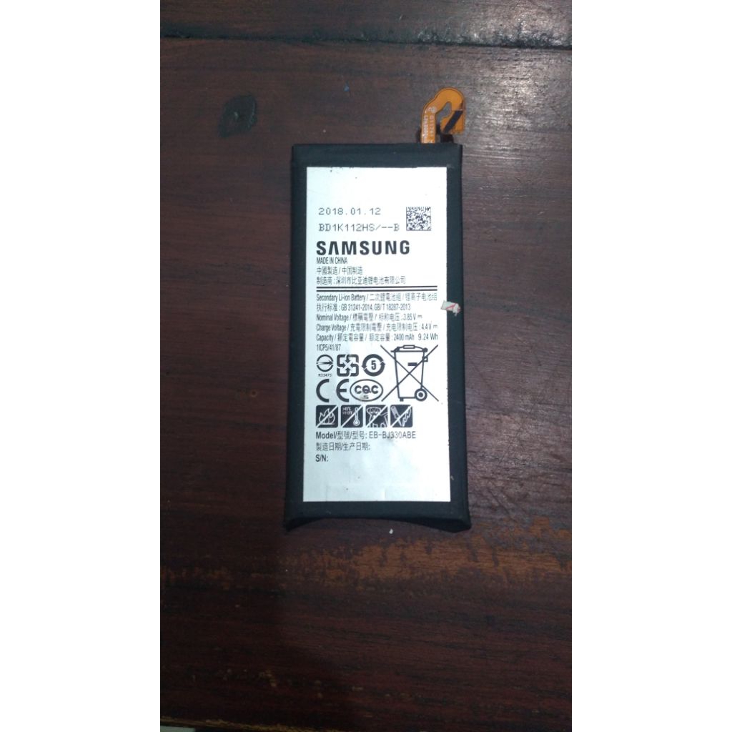 Baterai Samsung J3 Pro Copotan Ori