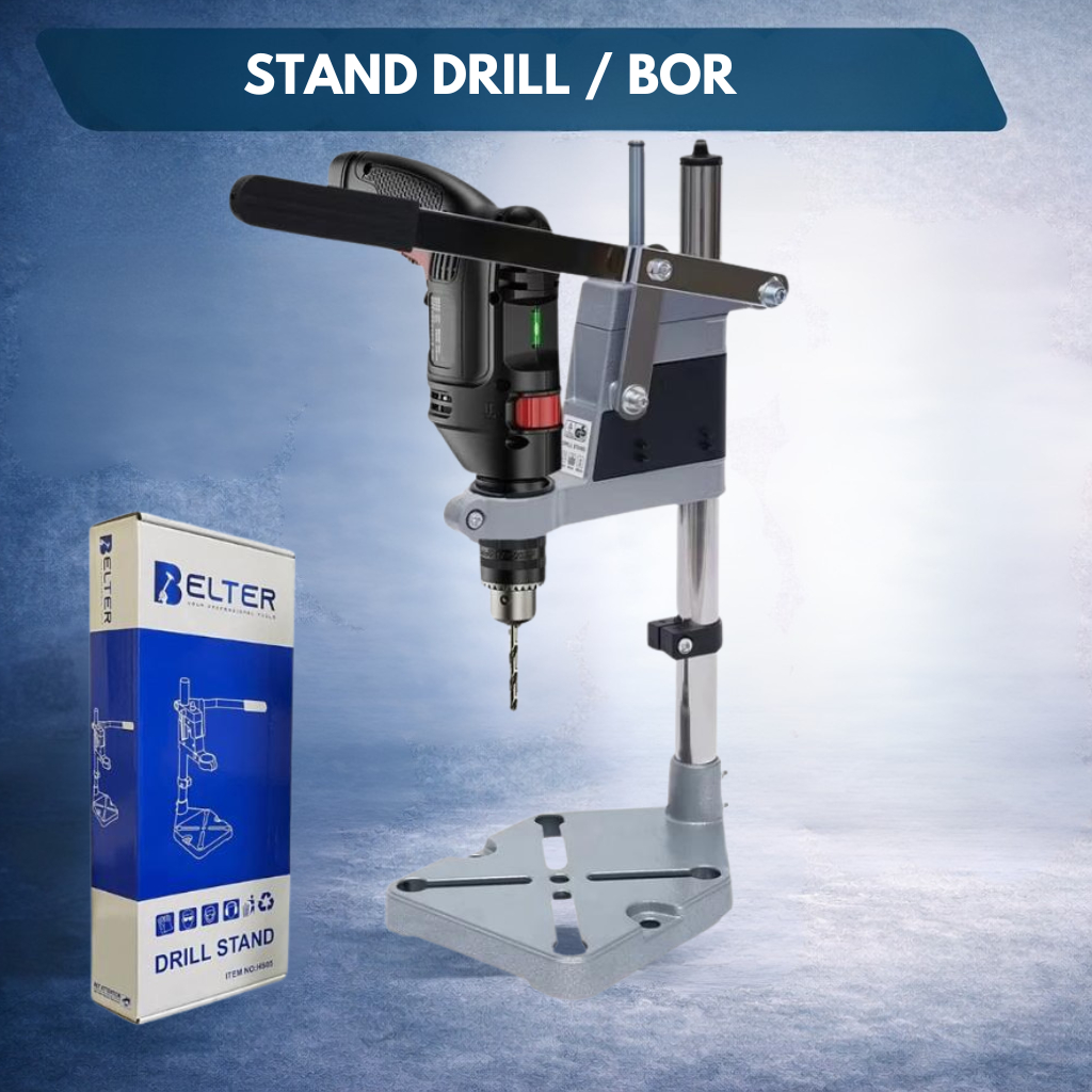 BELTER Drill stand Dudukan Mesin Bor Tangan Menjadi Bor duduk drill stand bor dudukan mesin bor dudu