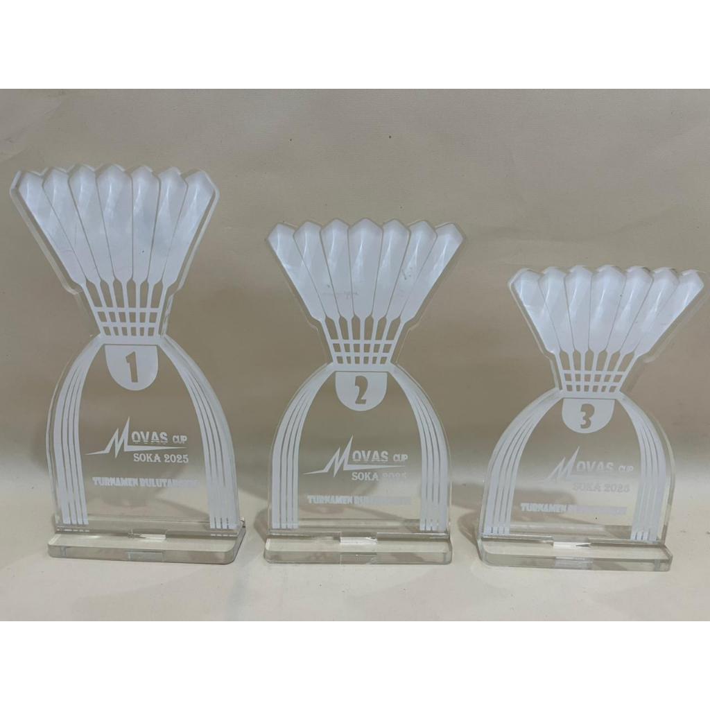 Plakat Badminton Plakat Bulutangkis Piala Badminton Piala Bulutangkis Akrilik