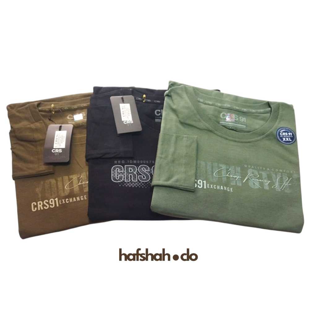 Kaos CRS91 Sablon Lengan Panjang [XXL]