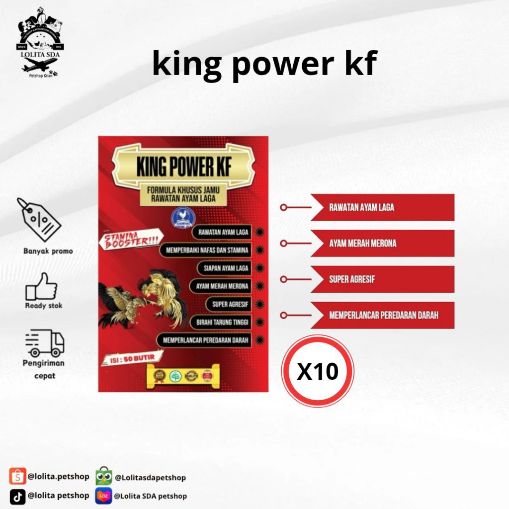 king power kf formula khusus jamu rawatan ayam laga 1 renteng