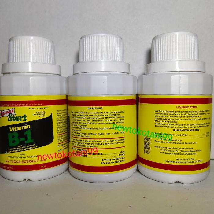 N3W Vit B1 tanaman liquinox 100 ml vit b1 100ml anti stres tanaman sewaktu pindah tanam atau cangkok