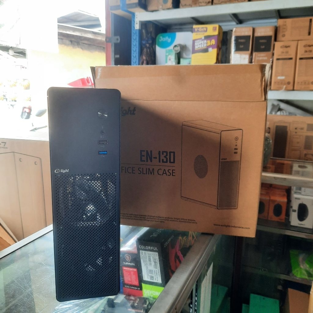 Casing Enlight EN 130 Slim Case + PSU 300W