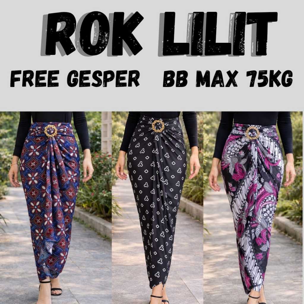 ROK LILIT MODERN JUMBO | JARIK LILIT | LILIT MODERN | ROK LILIT BATIK MODERN