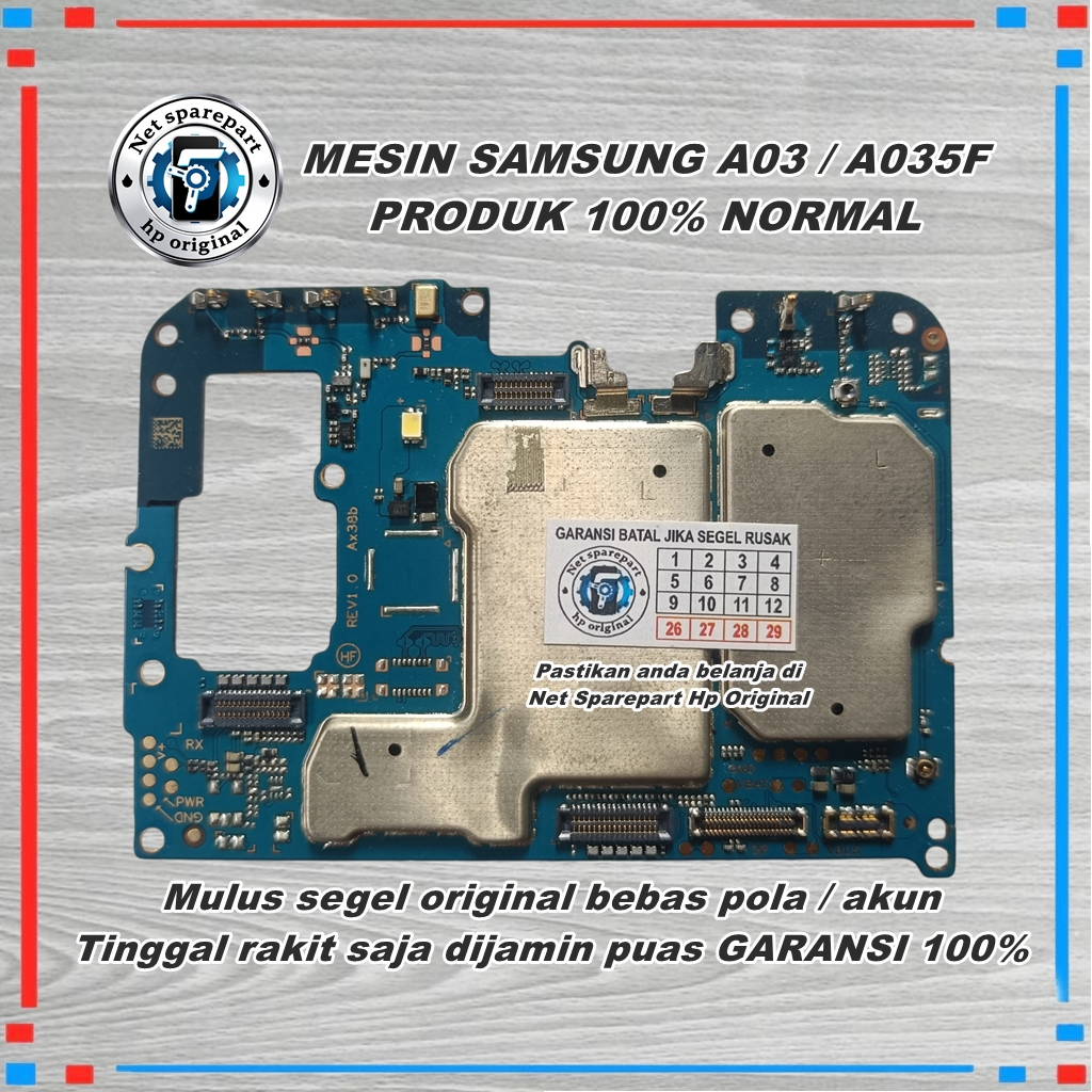 MESIN SAMSUNG A03 / A035F NORMAL