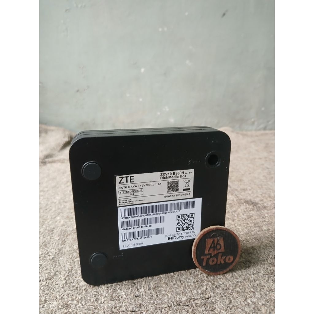 ZTE B860H v5 4K UHD Android TV Box Support Play Store YouTube Netflix Smart TV HDMI WiFi Stabil