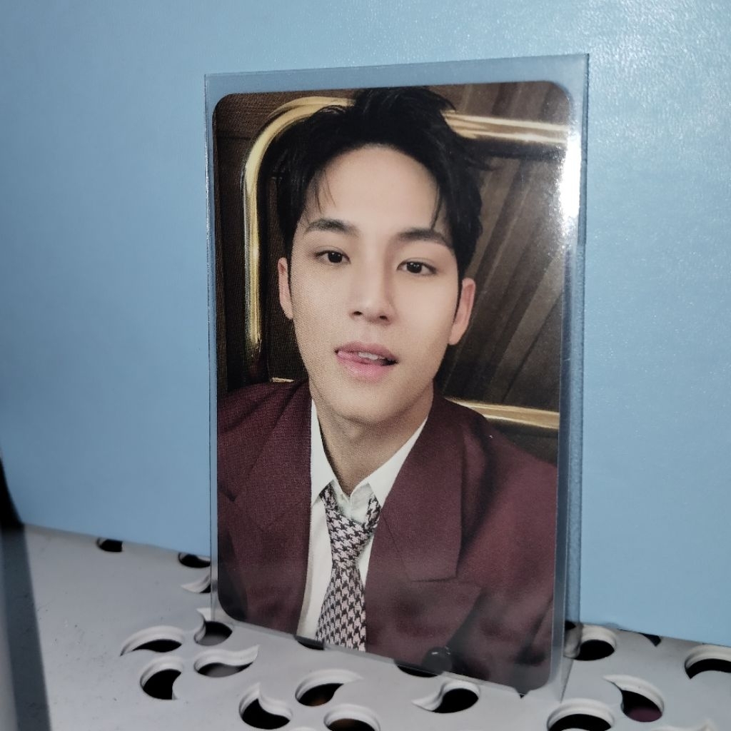 mingyu melet mingmel official photocard seventeen spill the feels