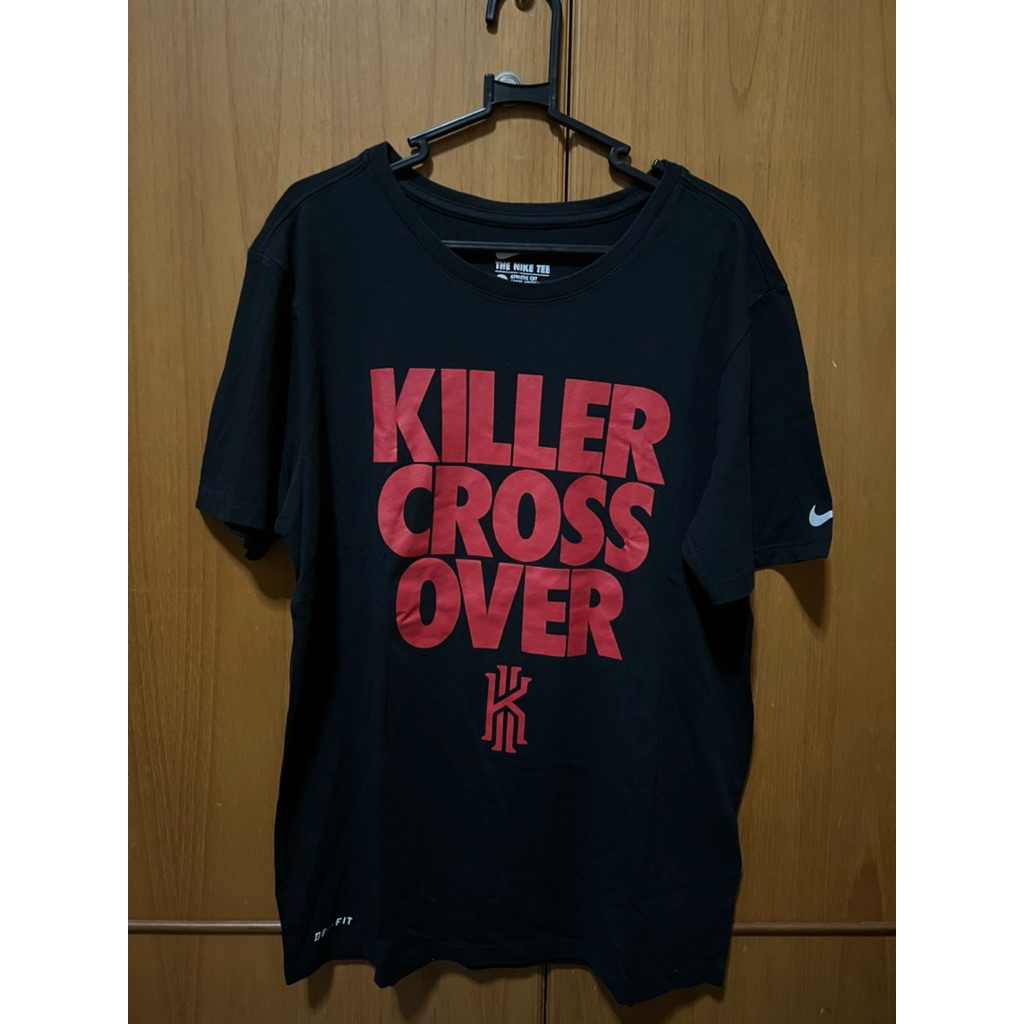 [PRELOVED] Nike Kyrie Men Tee T-shirt Kaos Laki Black Red