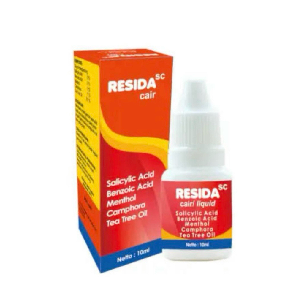 Resida cair 10 ml ( obat jamur kutu air panu kadas kurap cair )