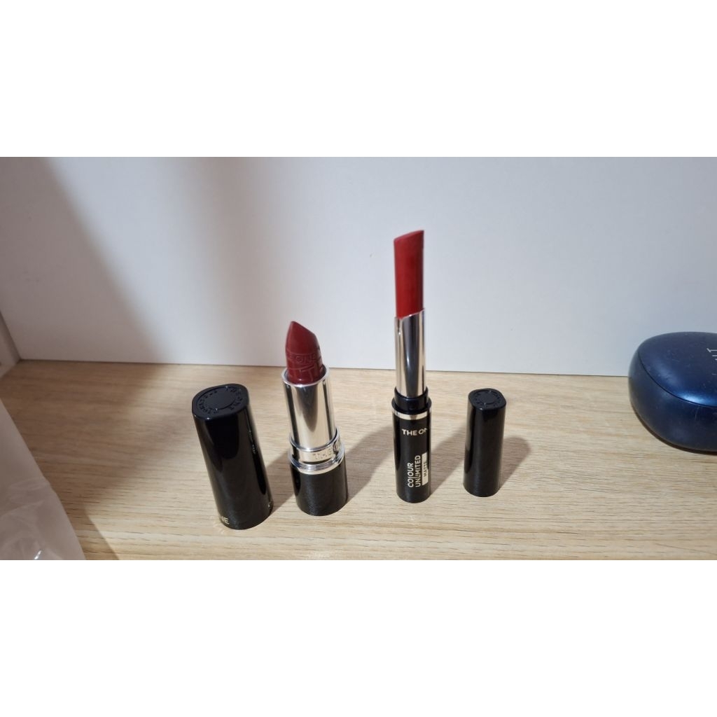 the one colour unlimited matte resolute red lipstick oriflame jual murah lipstick lipstik pink lipst