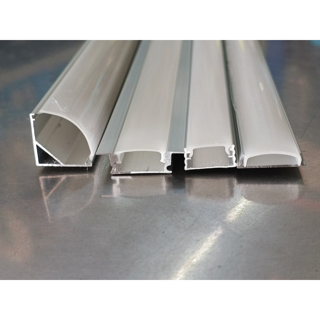 Housing Strip LED 1 Meter/ Pelindung Lampu Strip LED 1 Meter / Cover Lampu Aluminium Kap LED Strip C