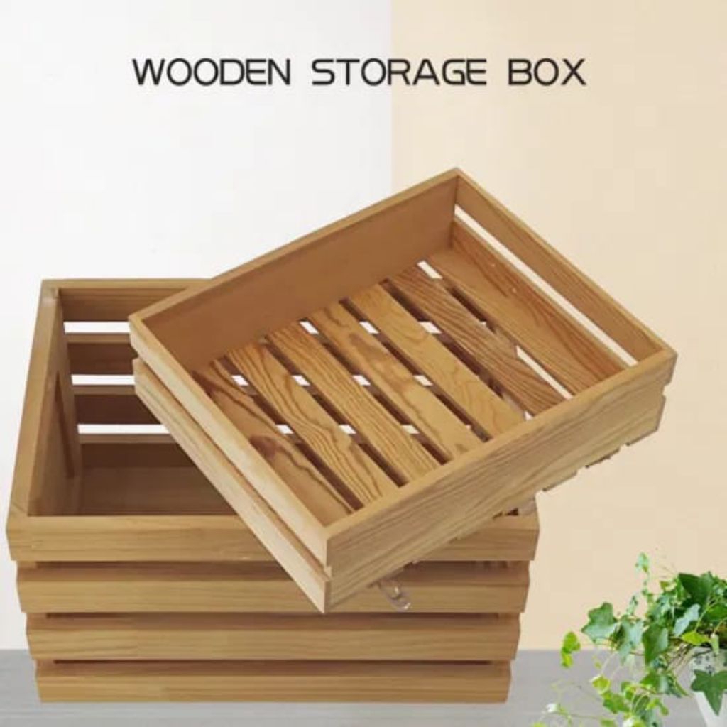 Box Hampers Tahun Baru Kotak Parcel Lebaran Kotak Kayu Serbaguna