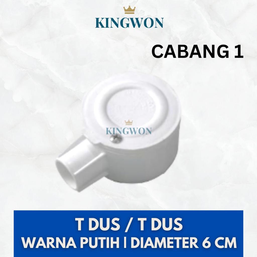 T DUS T DOS CABANG 1 PUTIH 20 MM CROSS DOS TDOS TDUS CONDUIT LISTRIK RUMAH SAMBUNGAN KABEL