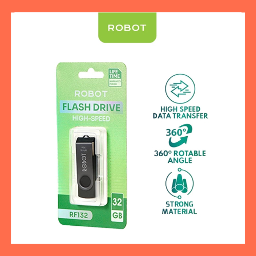 ROBOT Flashdisk 32 GB Black new RF132