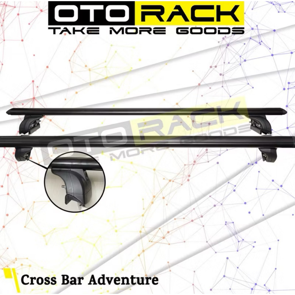 Cross Bar Otorack Kaki Bagasi ADVENTURE Rush / Fortuner / Pajero Baru