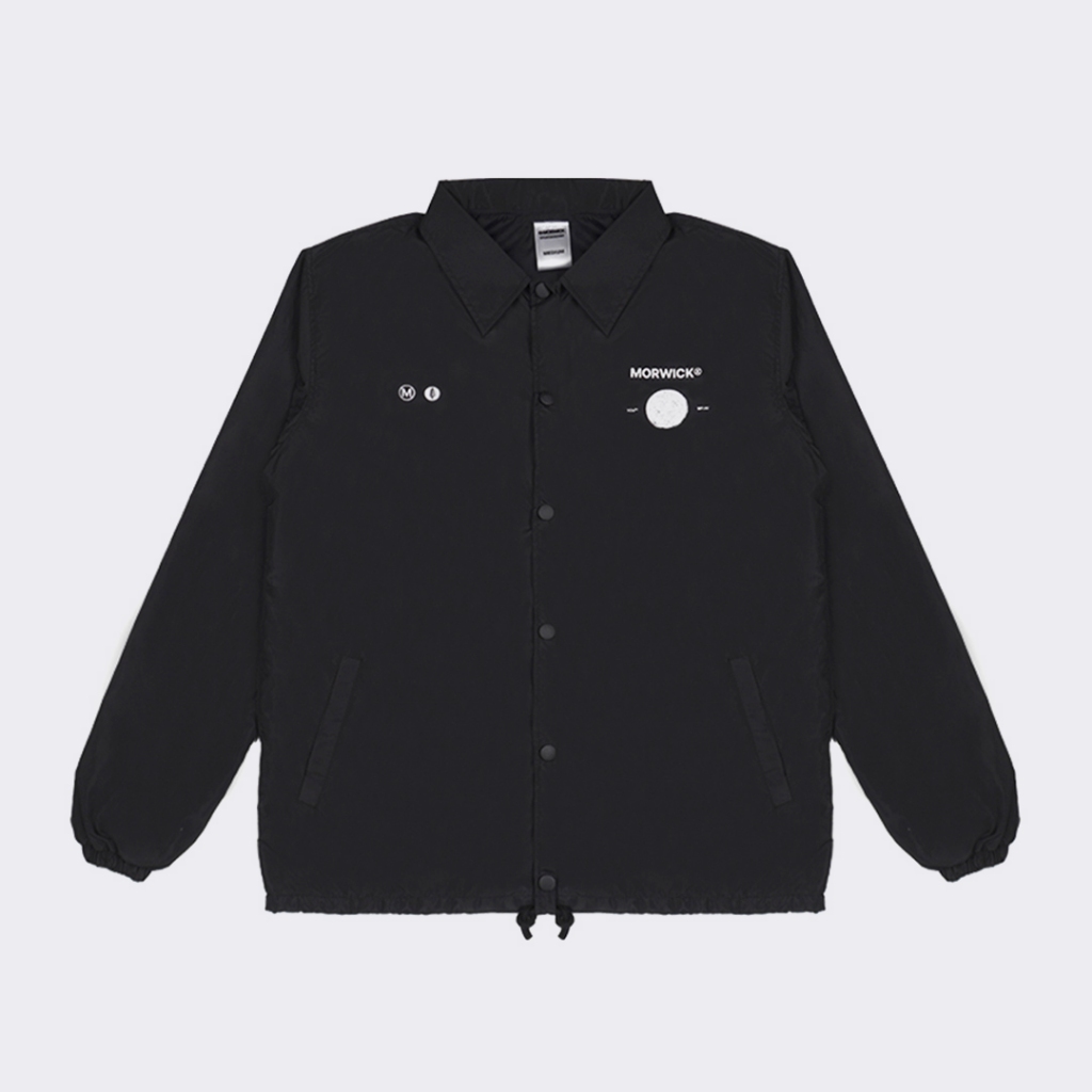 MORWICK - Coach Jaket Pria - Void - Hitam