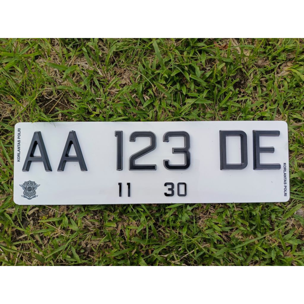 PLAT MOBIL | Plat Putih Huruf Singapur