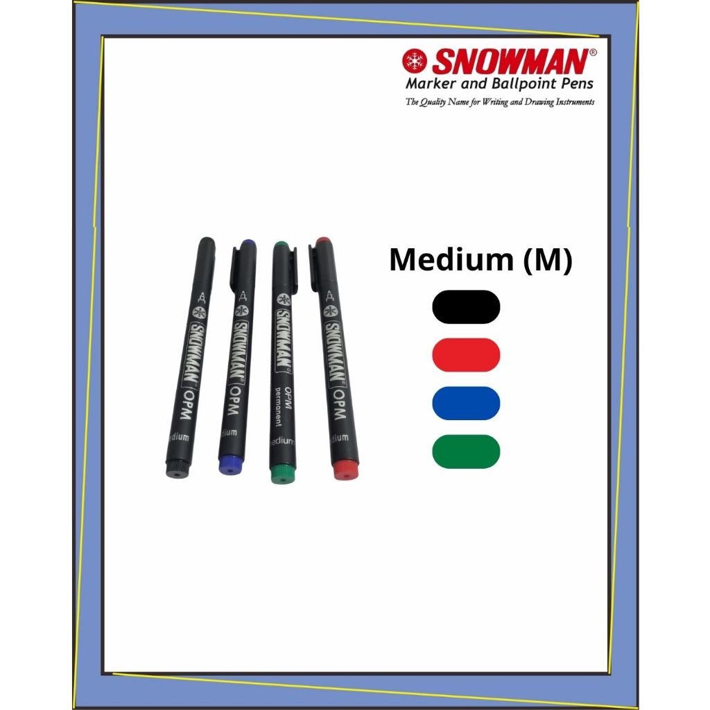 SPIDOL OPM SNOWMAN | SPIDOL PERMANENT OPM SNOWMAN | PERMANENT MARKER | SPIDOL SNOWMAN OPM