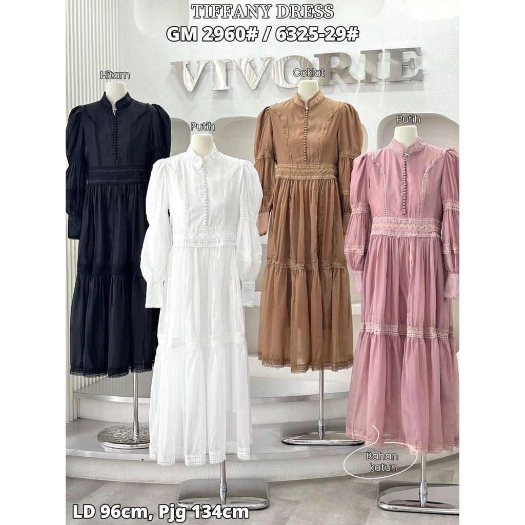 tiffany dress,gamis bangkok,gamis vivore