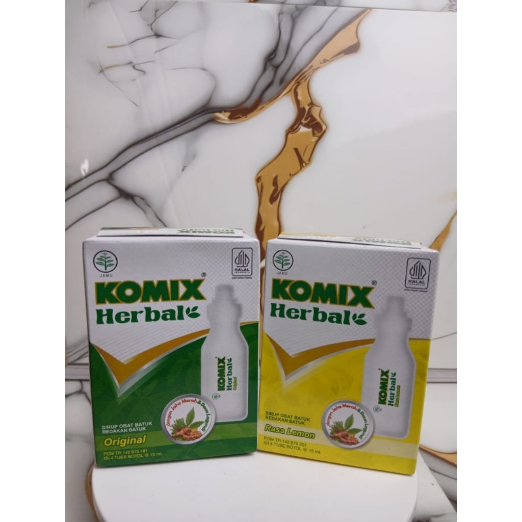 KOMIX HERBAL ISI 4 TUBE BOTOL @ 15ML