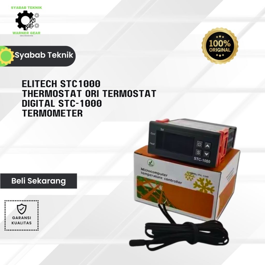 Elitech STC1000 Thermostat ORI Termostat Digital STC-1000 Termometer