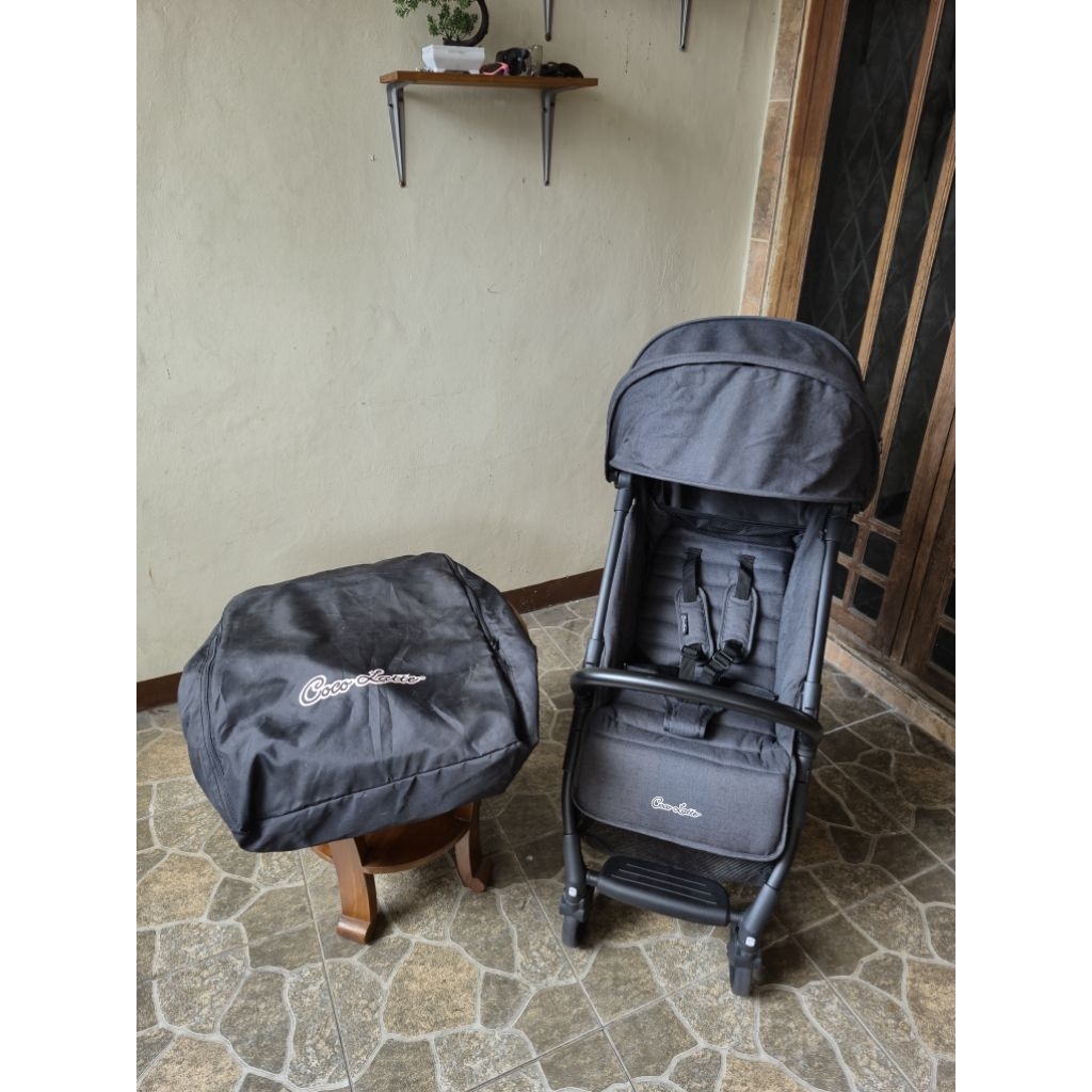 PRELOVED STROLLER COCOLATTE ICONIC+ LENGKAP TAS
