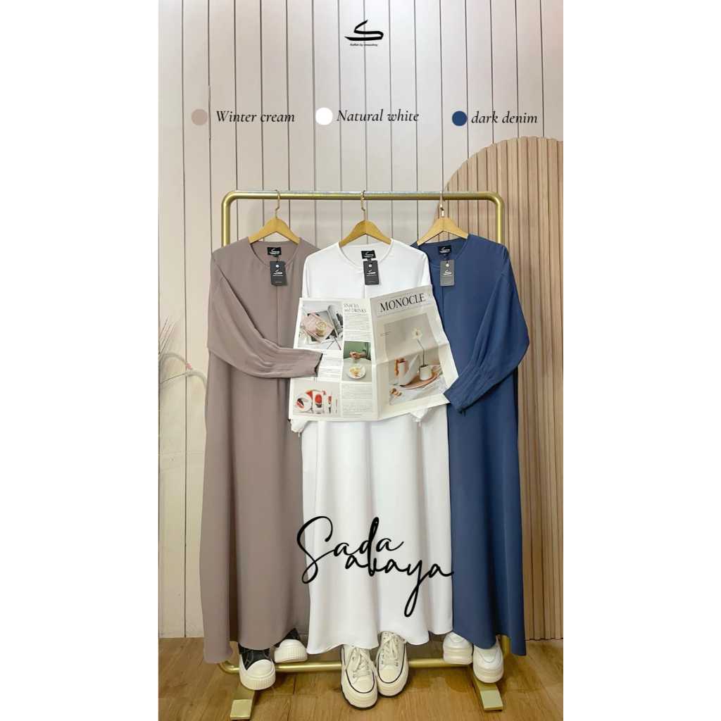 SADA ABAYA ONLY KAFFAH BY ZEEAUDREY
