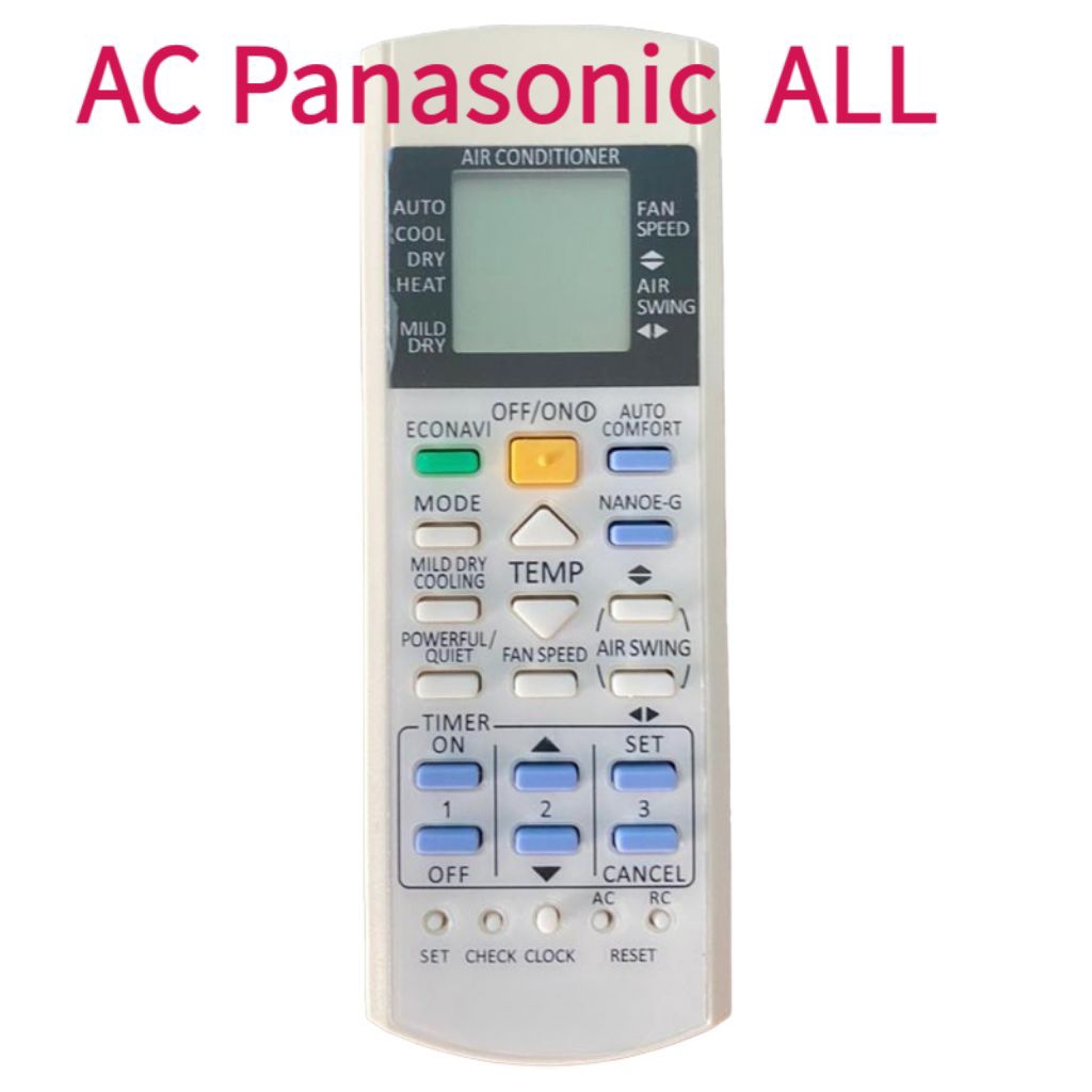 Batam -Remot AC Panasonic Semua Type - Remot AC Panasonic