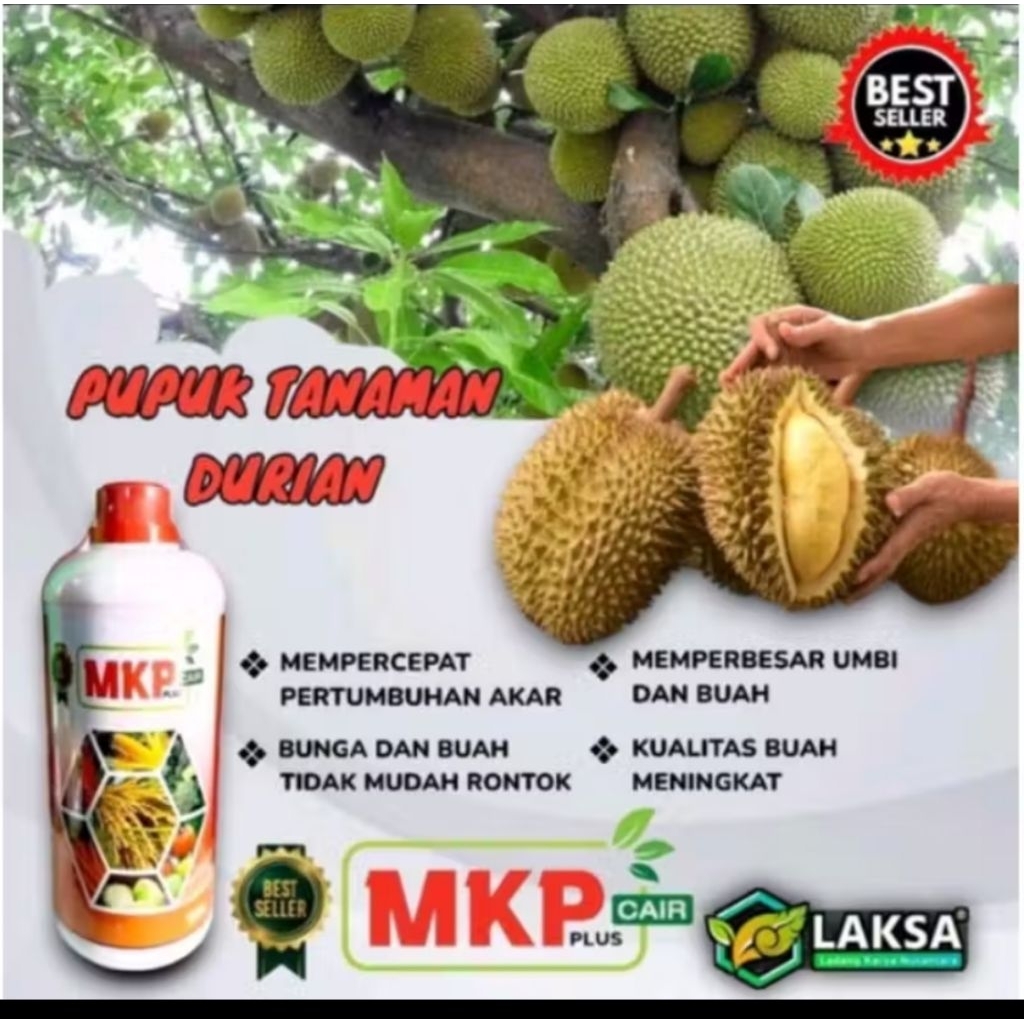 Pupuk MKP cair 1 liter  kemasan original