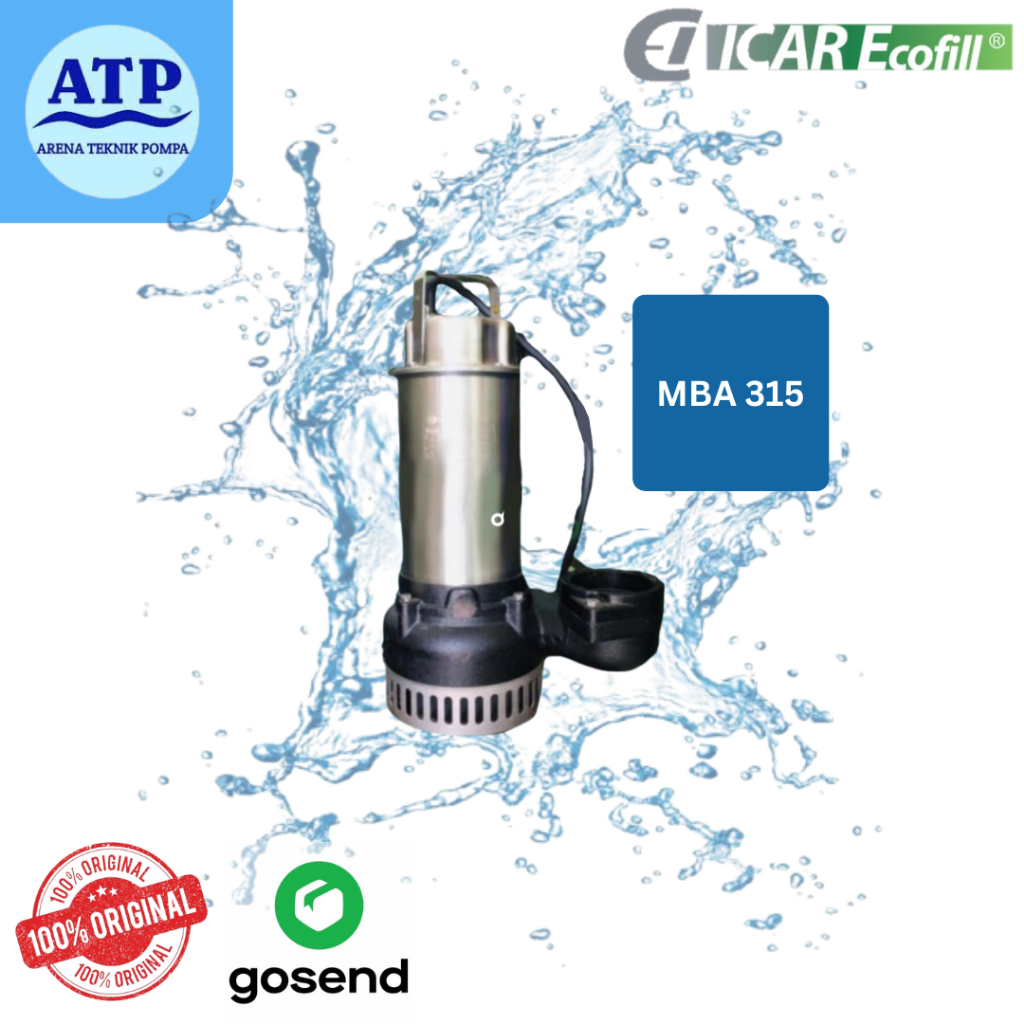 Icar Ecofill MBA 315 Pompa Air Celup - Submersible Pump