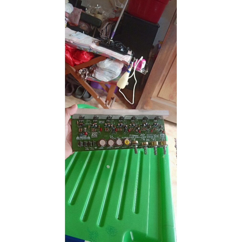 Kit amplifier 5.1chanel untuk home theater ready