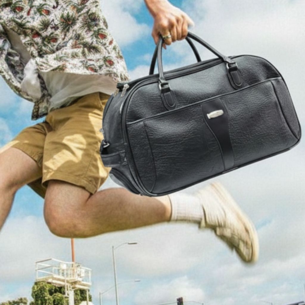 Travel Bag Troli Besar Polo Classic Tas Pakaian Jumbo Besar Troli Travel Bag Roda Tas Pakaian Roda B