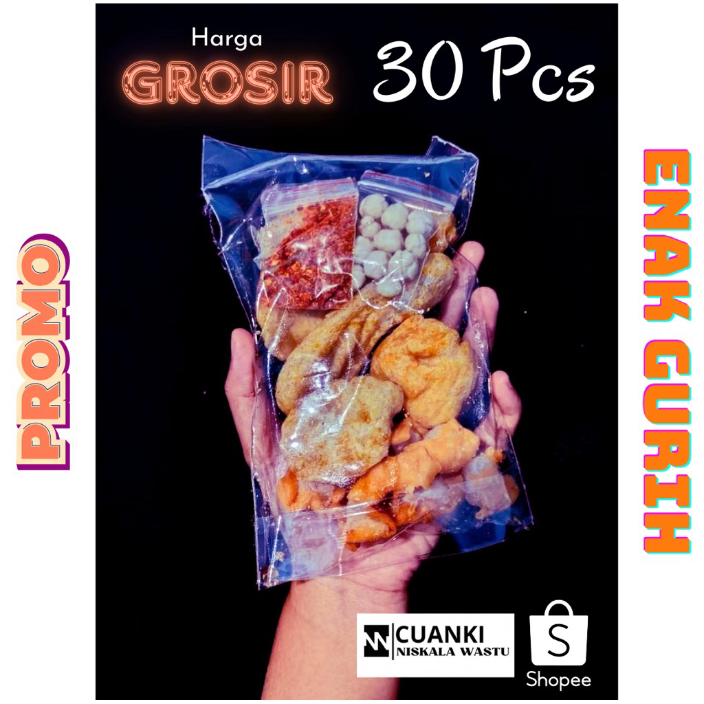 HARGA GROSIR Cuanki Instan / PAKET 30 Pcs Cuanki Instan / Cuanki Murah / Tahu Cuanki / Cuanki Garut