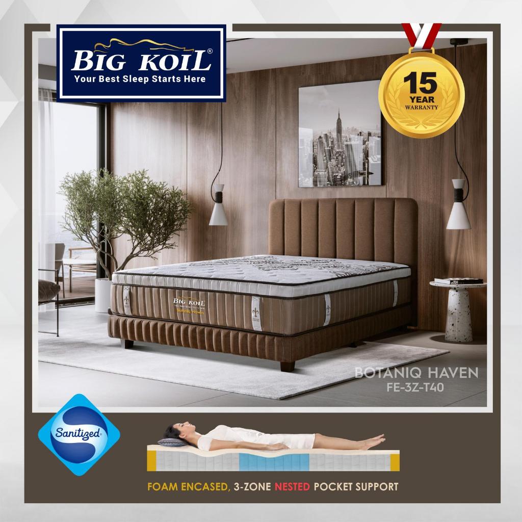 Big Koil BOTANIQ HAVEN By Bigland Springbed (Foam Encasement) Matras Kasur Tempat Tidur