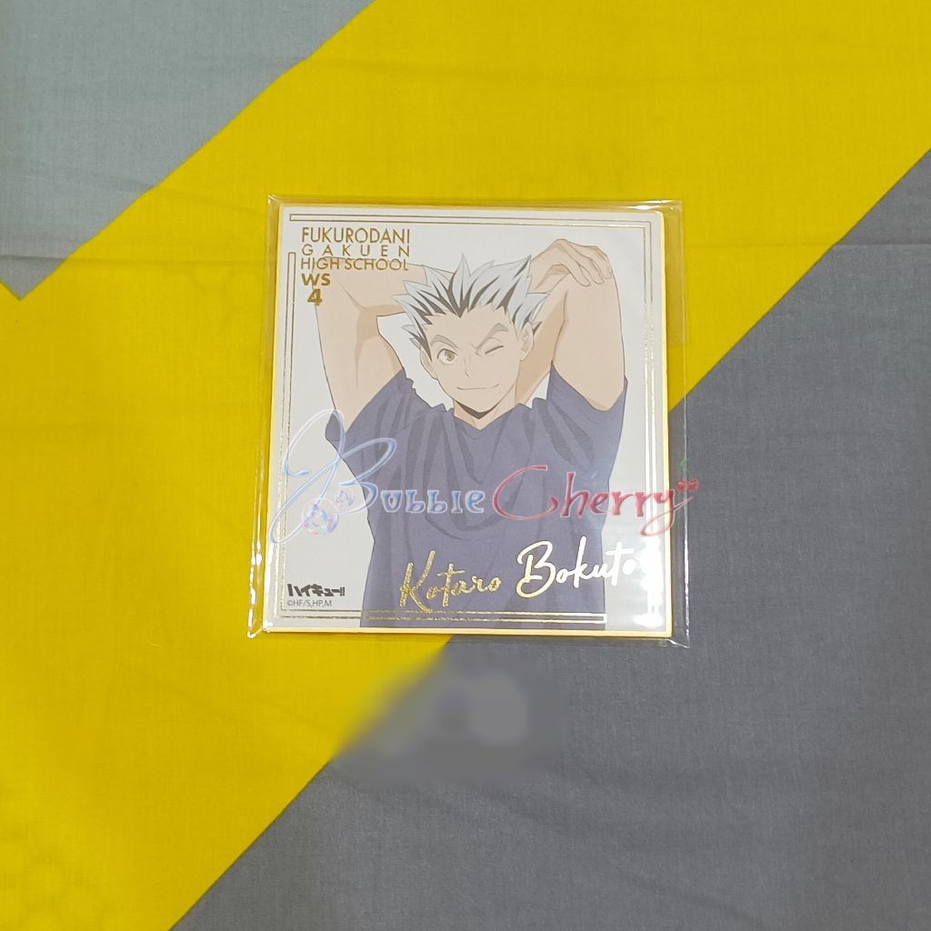 [READY STOCK] OFFICIAL Haikyuu Shikishi Board (Bokuto)