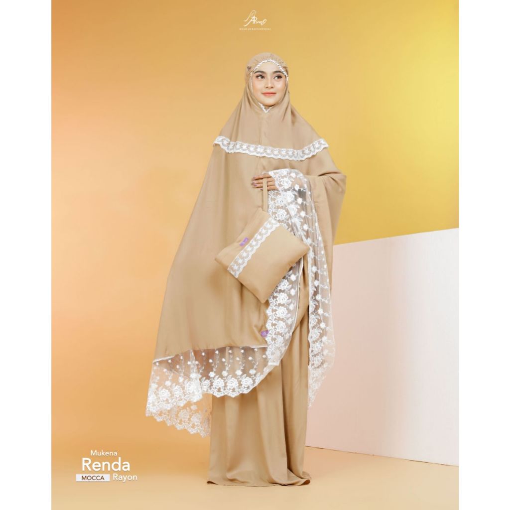 Mukena Rayon Premium Arrafi Mukena Renda Arrafi Hijab Terbaru Ejamas
