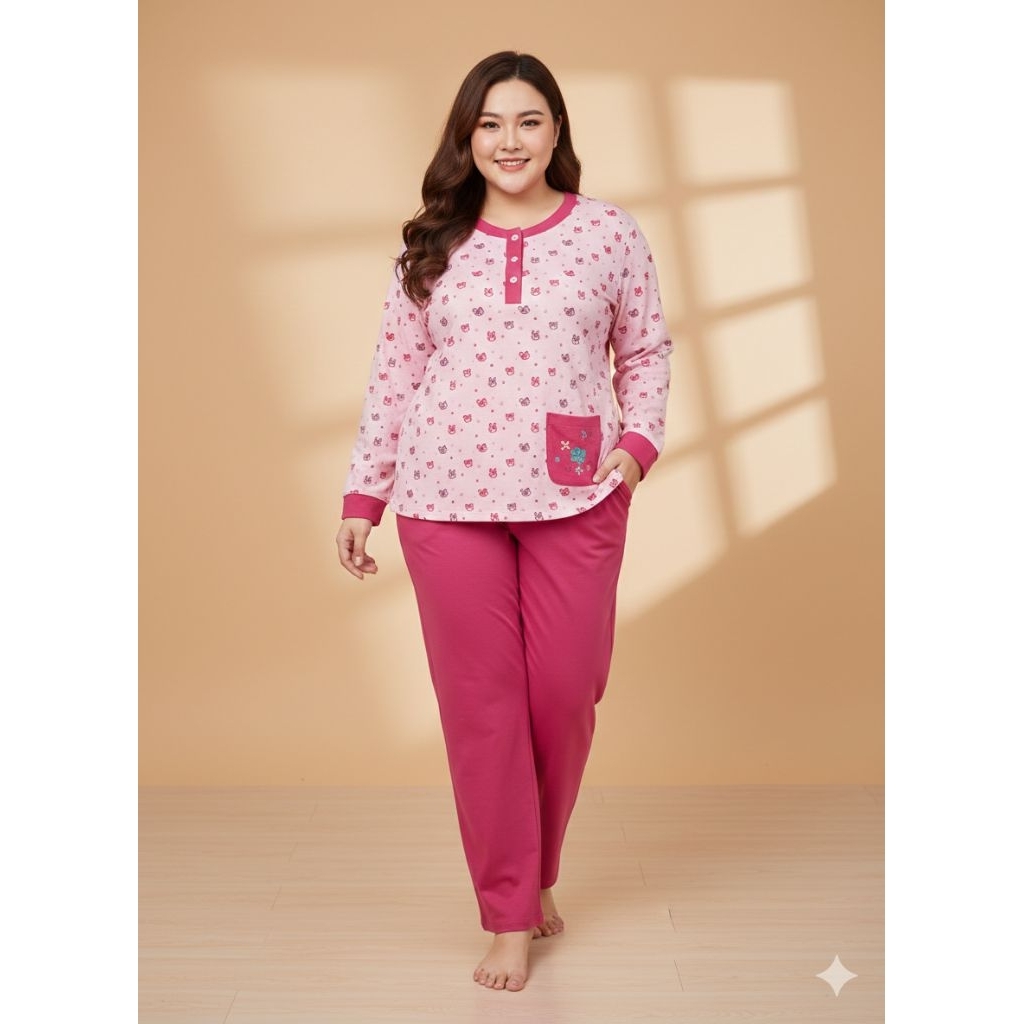 OBRAL BABY DOLL AMRO JUMBO XXL LD 114-120CM LP 64CM DEWASA LABEL PUTIH