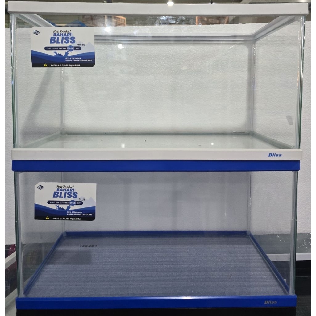 Aquarium Nisso Bahari Bliss 30GF ukuran 45cm volume 22L [INSTANT ONLY]