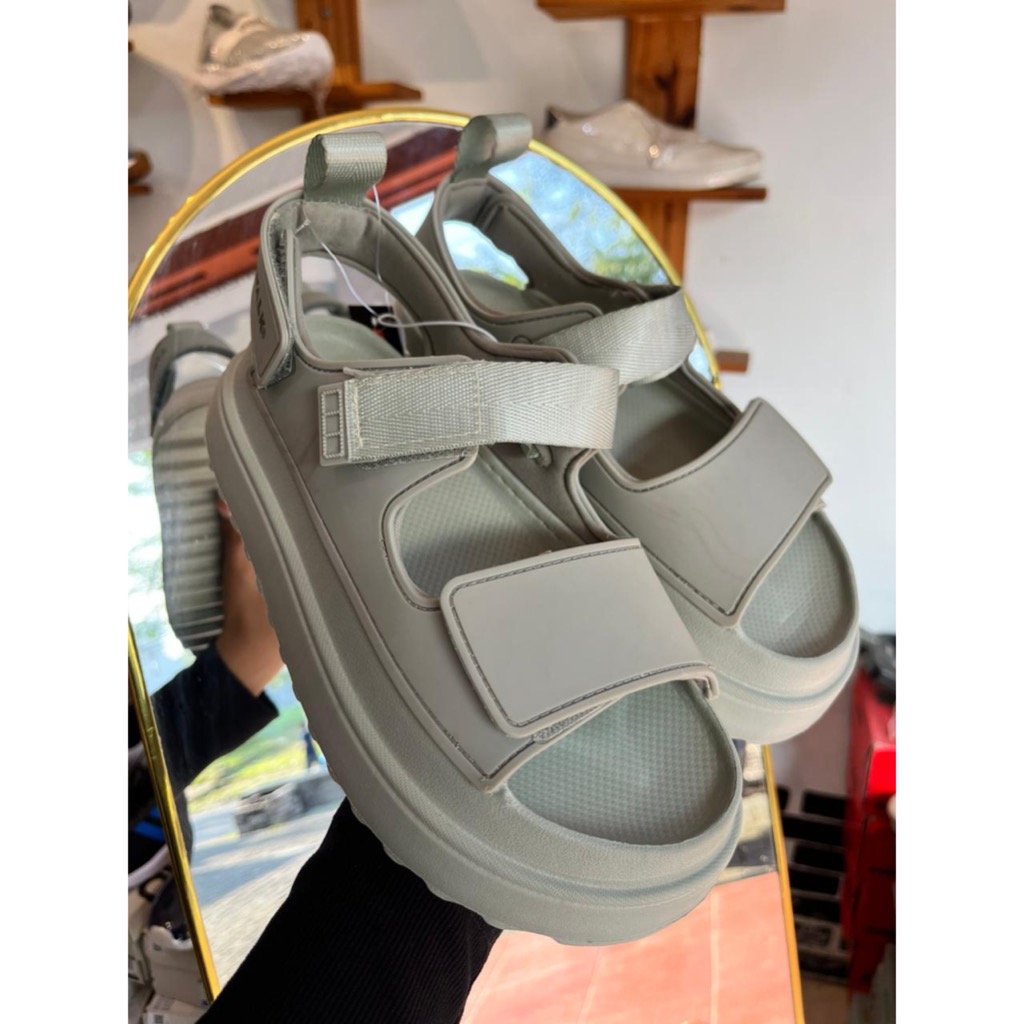 SANDAL TALI AIRWALK DELPHINE SENDAL OLIVE GREY UNISEX PRIA & WANITA SENDAL NYAMAN TIDAK LICIN ORIGIN