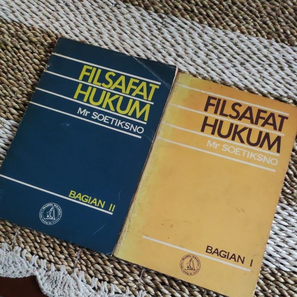 Filsafat Hukum - MR Soetikno Buku Bekas Original