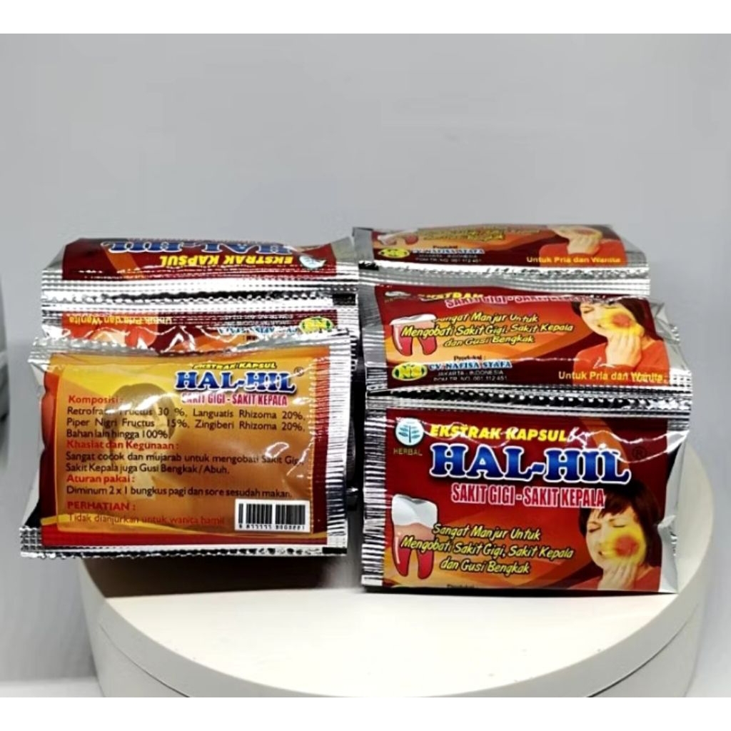 Hal hil capsul sakit gigi