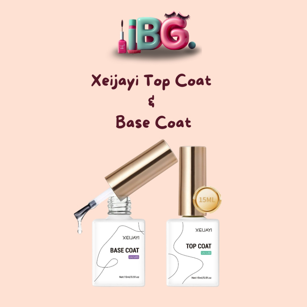 Xeijayi Base Coat Xeijayi Top Coat Top Coat Nail Gel Xeijayi Kutek Gel xeijayi Xeijayi Top Coat Nail