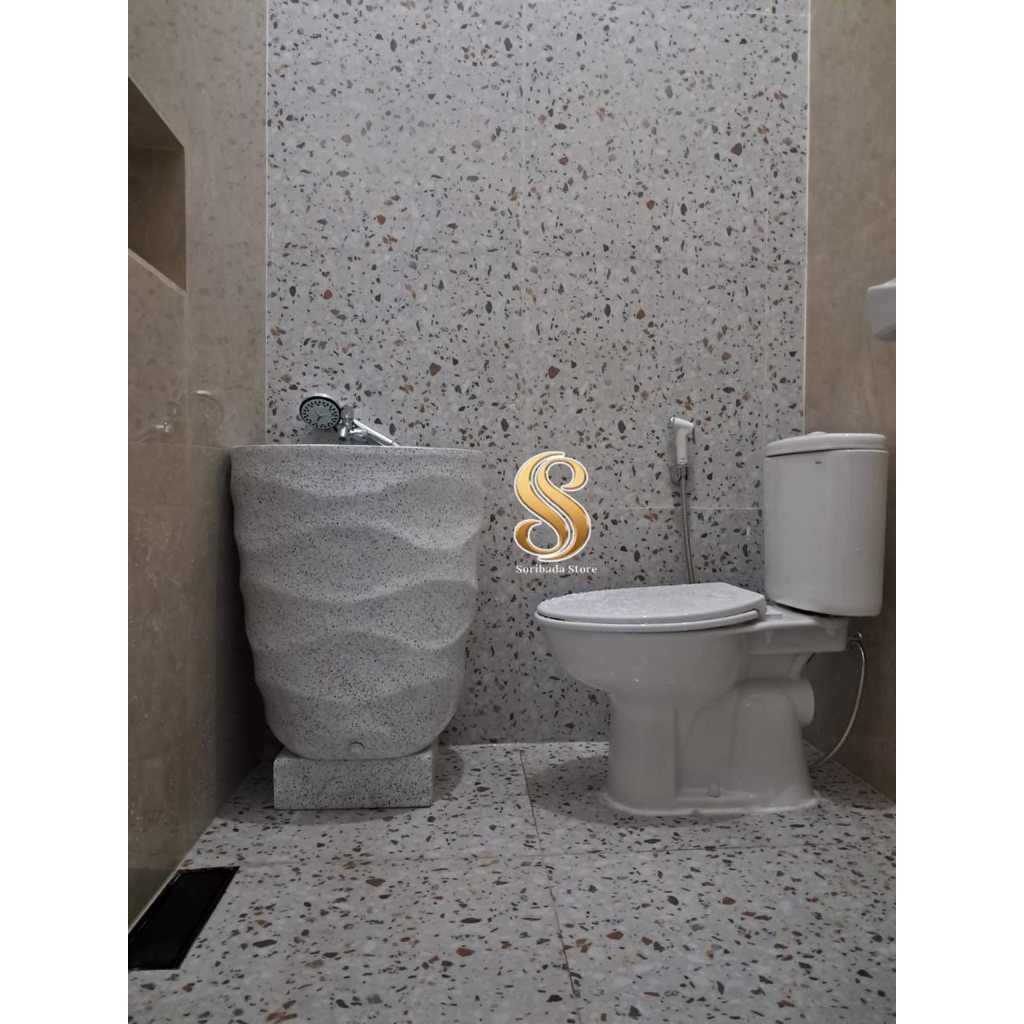 Bak Mandi Motif Ulir Unik dan Keren | Bak Mandi | Gentong Air | Bak Mandi Traso | Bak Mandi | Genton