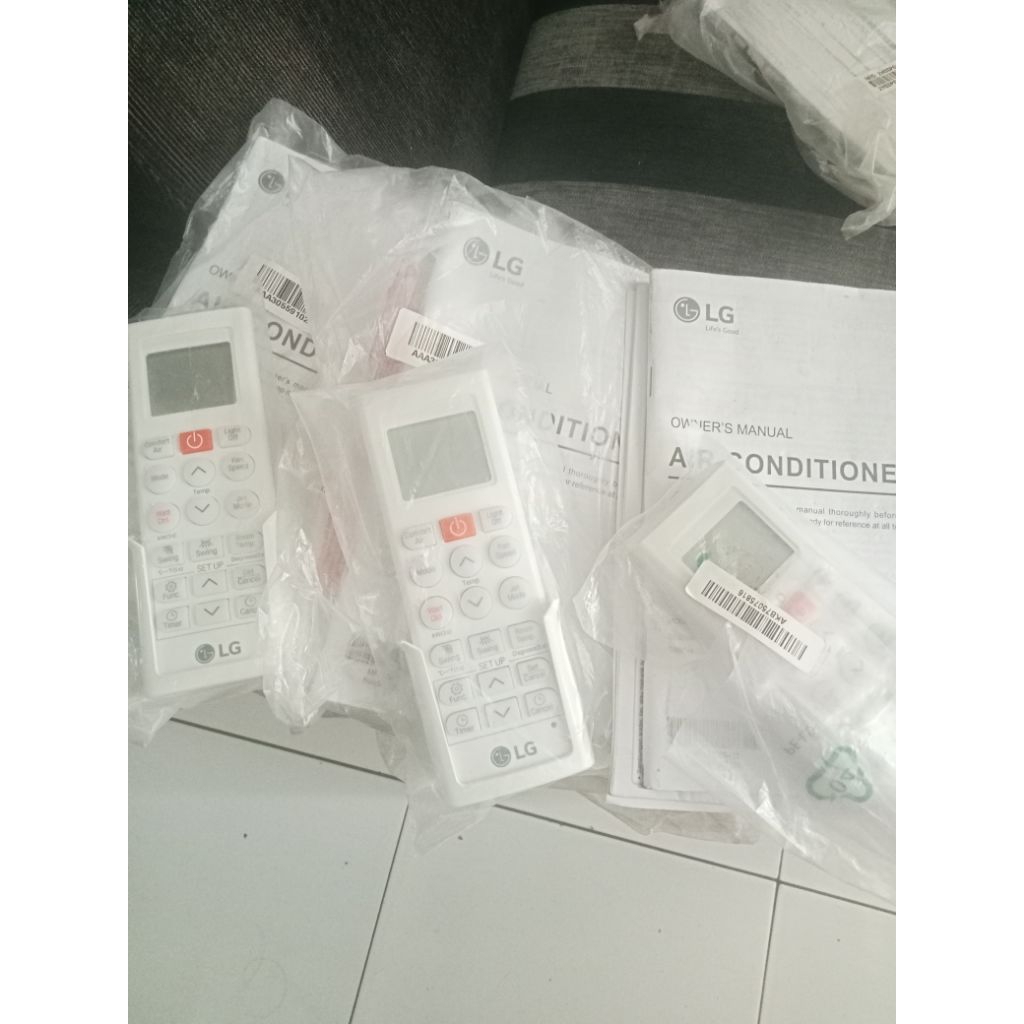 remote ac LG inverter BARU DAN ORIGINAL.
