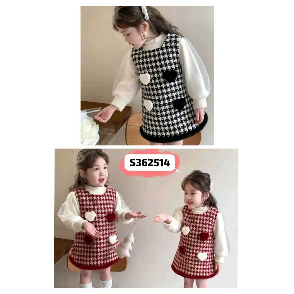 WAYNE Dres Panjang Bayi Perempuan 3 - 12 Bulan 1 2 3 Tahun / Dress Bayi Perempuan Lucu Murah / Dres 