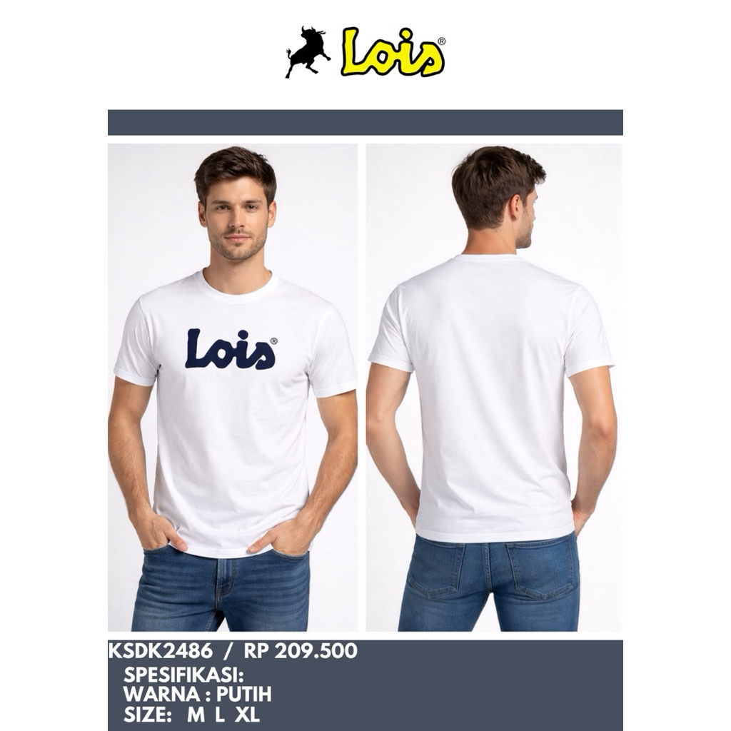 BAJU KAOS LOIS ORIGINAL