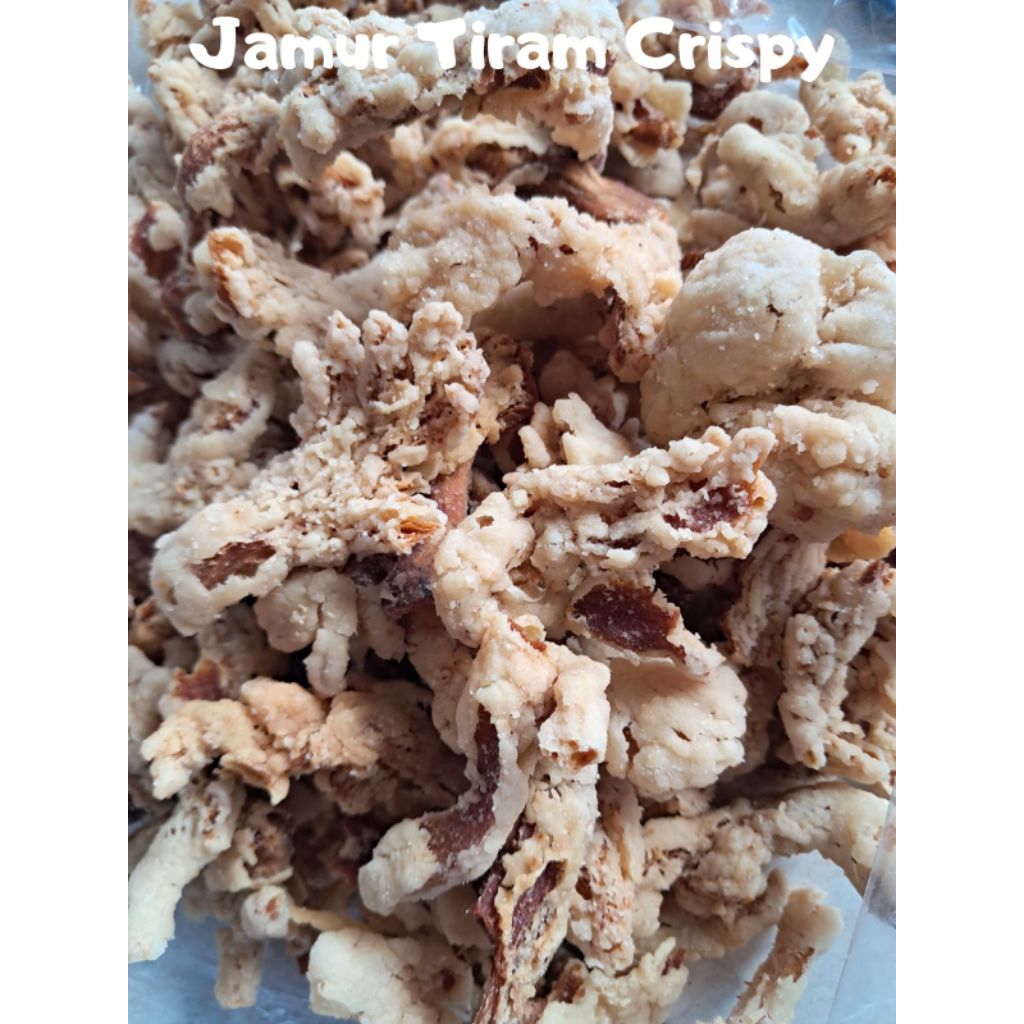 Kripik Jamur Tiram Crispy 250g - Renyah, Gurih, Tanpa Pengawet